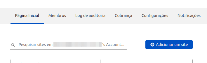 Adicionar um site ao CloudFlare